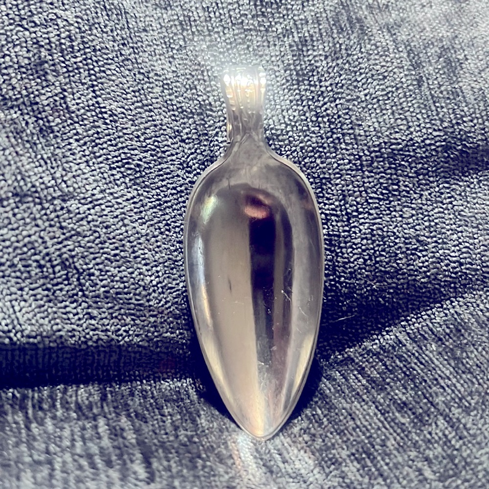 Vintage spoon pendant